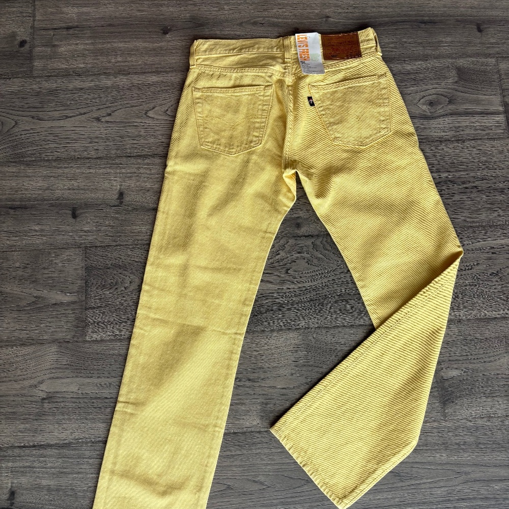 Levi's Yellow Corduroy Jeans